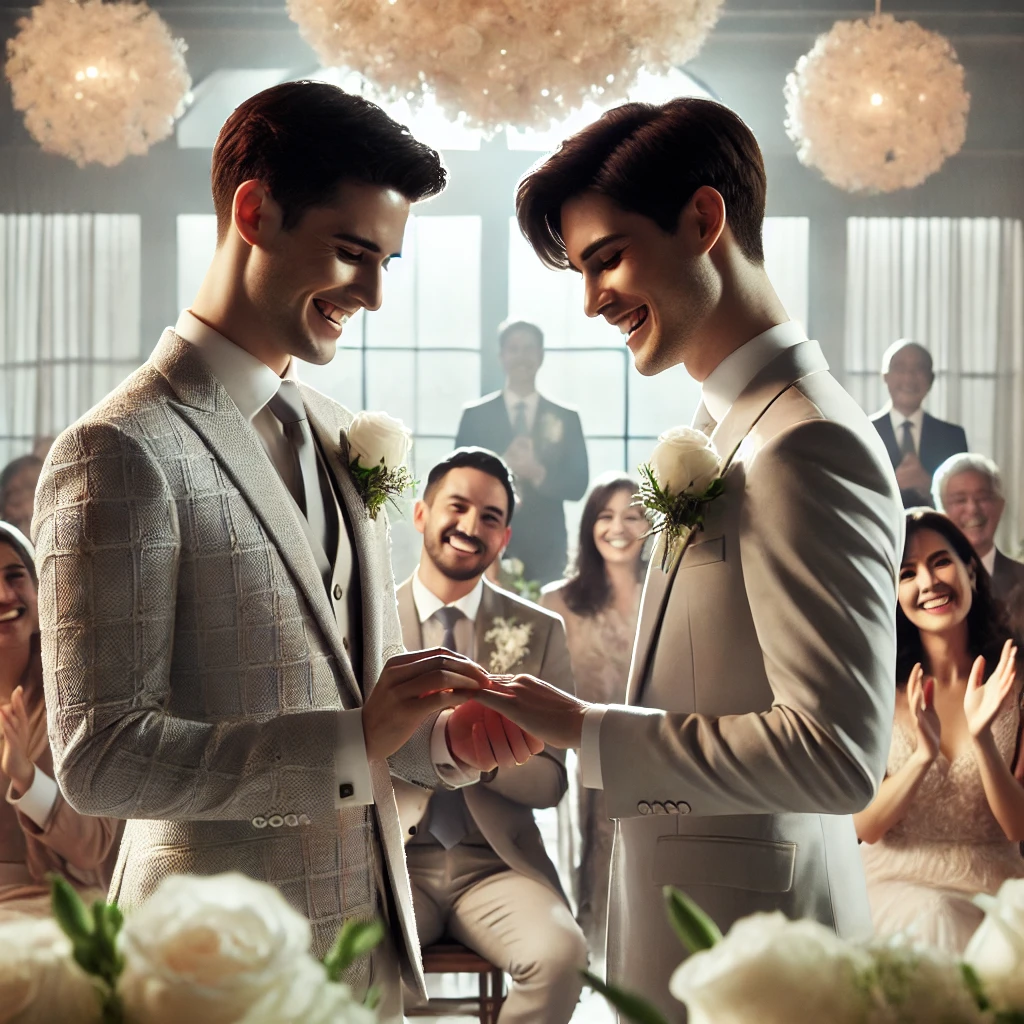 Gay Couple Wedding